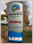 Gmina Grajewo - witacze, pylony